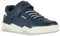 Geox J Perth Boy E Sneaker, Navy/White, 32 EU