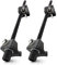 HASKYY Juego de tensores de muelles, 380 mm, universal, envergadura con pines de seguridad para el sector de los coches, amortiguadores de choque, tensor de montaje tuning