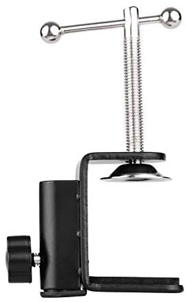 Clamp de Montaje de Tabla, Abrazadera Escritorio Metal Micrófono Clamp Desk Descrken Montaje para Micrófono para la Suspensión Boom Tomado Soporte Brazo Tijera Suspensión