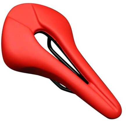 KIXZSAZ Cuscino per sella da bicicletta morbido e assorbente per uomo e donna, ampio e confortevole, con buona fodera elastica cava per sella da bicicletta, per uomo e donna.