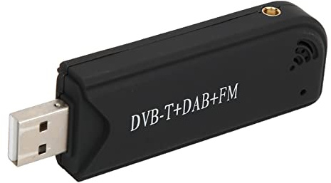 HUSHUI USB DVB T Digital TV Tuner Stick, FM SDR-dongel med Realtidsvideoinspelning och Time Shift, för DVB T DAB-radio och TV-system