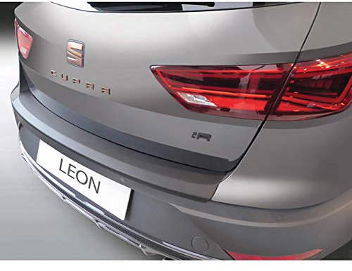RGM ABS Heckstoßstangenschutz kompatibel mit Seat Leon (5F) ST S/SE/FR/X-Perience/Cupra 2017-2020 Schwarz