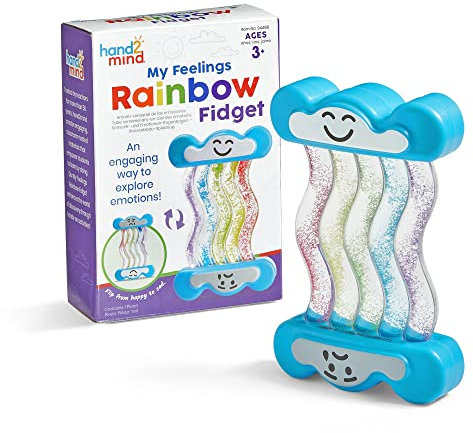 Learning Resources Arc-en-Ciel Sensoriel des Émotions, Jeu Autisme Matériel Enfant, Bouteille Bébé, Bac, Objet ASMR, 3+