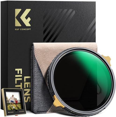 K&F CONCEPT Nano-X Pro 72MM 2 en 1 Filtro Polarizador Variable ND2-32 | Ultradelgado con Marco de Cobre Vidrio óptico HD con 36 Capas Revestimiento Nano - FA901