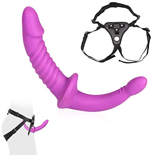 BDSMJOY Doppeldilos für Frauen,Doppeldildo,Strap on Umschnall für Frauen,Umschnallpenis für Frauen,Sexspielzeug für Frauen solo,Double Dildo,Anal Dildo lang,Sexspielzeug für Paare extrem sex