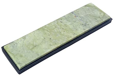 SUWAJUME Messerschärfstein, Körnung 10000, Schleifstein, Feinpolieren, natürlicher grüner Schleifstein, für Messer, Werkzeuge, Schneidwerkzeuge (B)