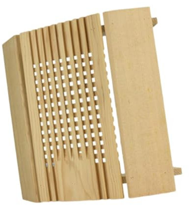 Dualoai Pantalla de Madera para Lámpara de Sauna Suministro de Sauna Reemplazo Decoración Rústica Práctica