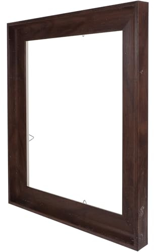 Alipis Cornice Galleggiante in Legno Vintage per Pittura su Tela 25X30 CM Cornice per Quadri a Olio Finitura Liscia per Soggiorno e Decorazione Murale