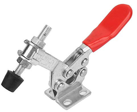 Abrazadera de palanca horizontal, abrazadera rápida de acero inoxidable adecuada para sujeción fija de mecanizado, ensamblaje, industrial, prueba