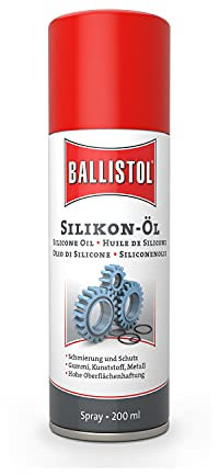 Huile silicone en spray 200 ml incolore, inodore et résistant à l'eau - Maintient le caoutchouc élastique - Idéal pour l'entretien et la restauration