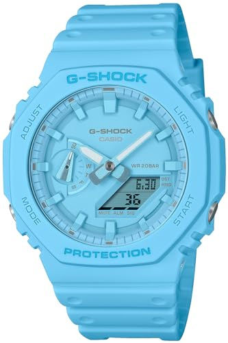 Casio G-Shock GA-2100-2A2JF [serie G-Shock Tone-ON-tone], Blu, moderno