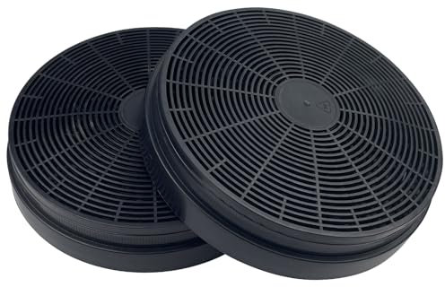 Dunkwckore 2x Kohlefilter für Dunstabzugshauben, Kohlefilter 175mm Ersatz Aktivkohlefilter, Filterfurabzugshaube, Kohlefilter Dunstabzugshauben Ersatzfilter für Klarstein