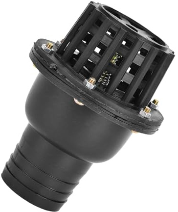 PVC Svart Vattenpump Fotventil Backventil Lågtrycks Platt Ventil Vätskemaskin (2 tum)
