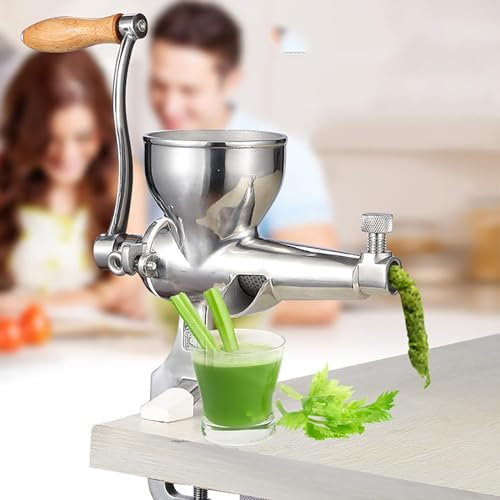 KJHYYPP Handkurbel-Weizengras-Extraktor, manueller Weizengras-Entsafter für Weizengras, Zitrusgemüse