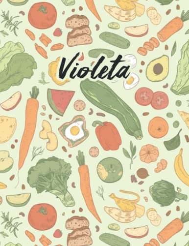 Violeta: Weekly Menu Planner & Grocery ListDiabetes Superfoods Cookbook And Meal Planner