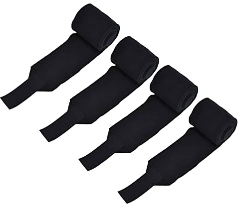 4 Uds. Envolturas Protectoras para Piernas de Caballos, Vendas Transpirables Resistentes Al Desgaste, Vendajes para Piernas de Caballos con Cinta Autoadhesiva para Vacas, Perros, Caballos Y Gatos(#1)