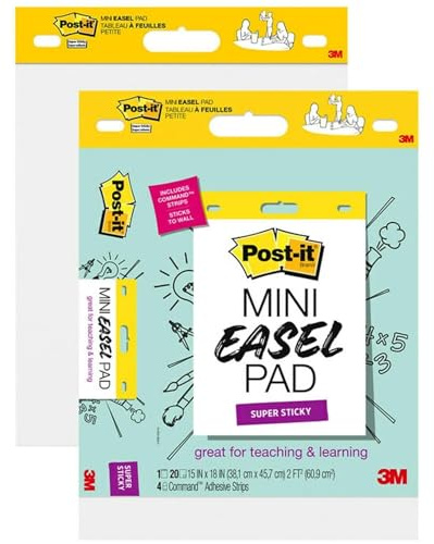 Post-it® Post it Super Sticky Mini Easel Pad