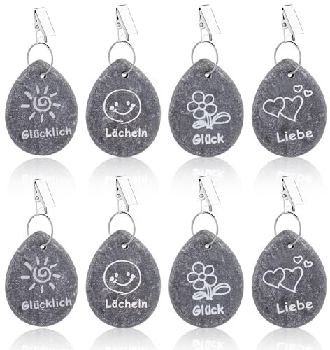 Aohcae 8 Stück Tischdeckenbeschwerer, 240g Tischdecken Klammern Tischdeckenklammer mit 4 Drucken Tischdeckenhalter für Outdoor, Restaurant, Hochzeit, Hausgebrauch