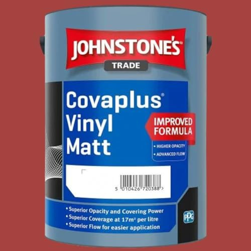 JOHNSTONES COVAPLUS MATT RICH RED 5L