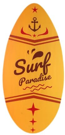 Amagogo Tabla de Skimboard de Madera para Playa, Surf, Arena y Agua, Ideal para niños y niñas Principiantes.