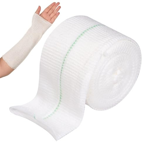 Tubular Bandage Elasticated Tubular Bandages Washable Support Sprain Bandage Conforming Retention Bandages for Small Limbs Wrist Elbow 5CM X 5M
