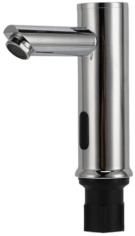 Grifo para Fregadero de Baño, Grifos para Fregadero con Detección de Infrarrojos Manos Libres con Filtro, Flujo de Agua Suave, Grifo con Sensor de Movimiento Automático para Hogar