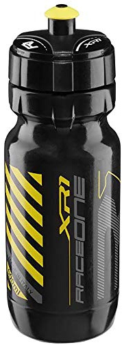Raceone XR1 Borraccia Ciclo 600 cc., Nero/Giallo