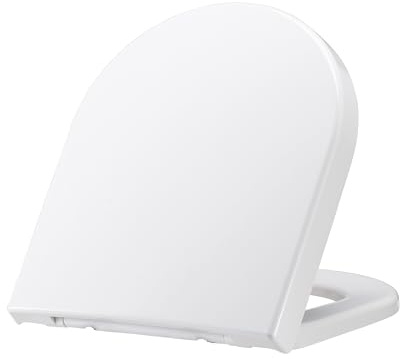 Grünblatt WC Sitz 515201 passend speziell zu V&B Subway 2.0 mit SupraFix 2.0, Absenkautomatik und abnehmbar zur Reinigung, Hochwertiges Material Duroplast, weiß