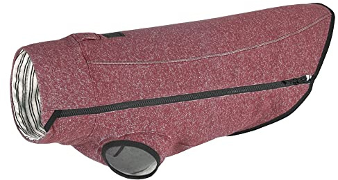 RUFFWEAR Hemp Hound Sweater for Dogs, Premium Dog Jumper made with Organic Cotton Blend, Lightweight & Warm Dog Sweatshirt, All Breeds, Fired Brick – Large