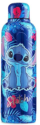 Disney Stitch Insulated Water Bottle-515ml Stainless Steel Metal Drinks Bottle for Girls, Teenagers Hot or Cold - School Sports Travel - Stitch Gifts for Girls
