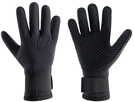 YFDGD Schwimmhandschuhe 3mm Kinder Tauchen Neoprenhandschuh Männer Frauen Schnorcheln Neoprenanzug Tauchzubehör(XL)