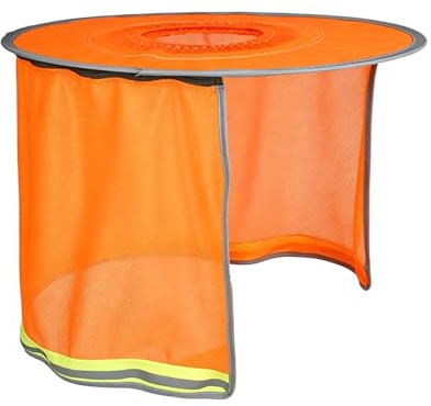 Visera para Casco,Protección UV Cómoda Y Ajustable - Cubrecuello y Sombrilla de Casco ala Completa - para Pintura, Construcción, Utilidad, Carretera, Jardinería Y Trabajo Al Aire Libre En Verano