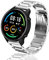 ToVioc Metall Armband für Xiaomi Watch S4 /S4 Sport /S3 /2 Pro /S2 /S1 Pro /S1 Active/Redmi Watch 5 Active/ 5 Lite Edelstahl Uhrarmband für Amazfit Bip 6 /Balance/Bip 5 /Pop 3S - Silber