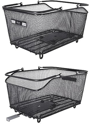 XLC 5:1 BA-B10 Black, High-quality large rear basket, Feet to secure a safe stand, Steel with