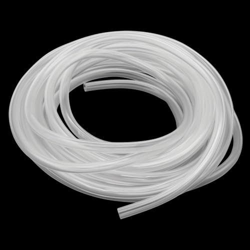 iMeistek 5 m PVC genomskinligt slangrör, 10 mm ID x 13 mm OD plast flexibelt PVC-vinylrörsrör för vatten och luftslangar