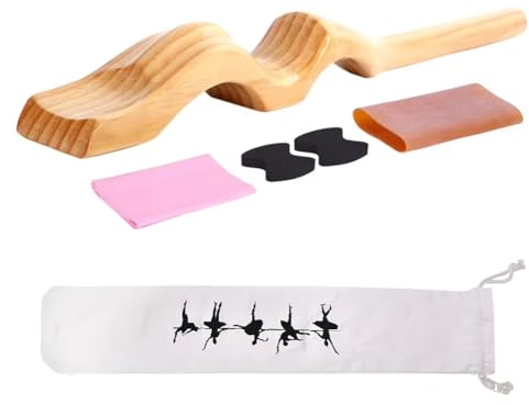 BARELLA DELL’ARCO DEL PIEDE BALLET FOOT STRETCH IN LEGNO STENDITORE CON FASCIA ELASTICA PER ALLUNGAMENTO POTENZIAMENTO ARCO PLANTARE
