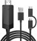 weton MHL zu HDMI Kabel 2M, USB Type C/Micro USB auf HDMI Adapter für Android Smartphones Samsung Huawei 1080P HDTV Telefon zu HDMI,Digitaler AV Adapter zu TV Monitor Projektor