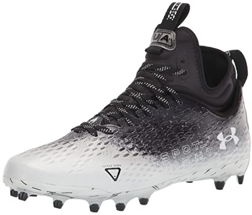 Under Armour Men's Sportlight Lux MC 2.0, (001) Black/White/White, 12.5, US