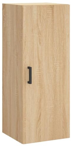 vidaXL Armario de Pared Roble Sonoma 34,5x34x90 cm, Armario, Armario Colgante, Armario Auxiliar, Armario de almacenaje, Armario Colgante de Pared