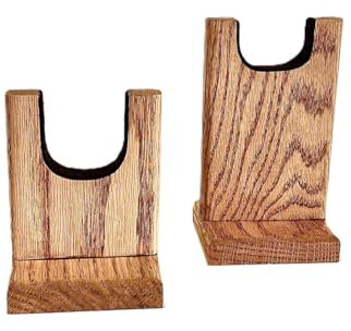 Clearco Waffenständer aus Holz, Ausstellungsständer für Gewehre, Langwaffen, Schusswaffen, Waffen und Sammlerstücke (Eiche)