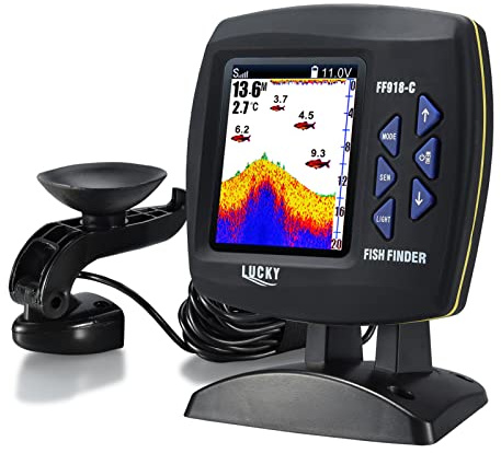 Sunydog Fischfinder Kabelgebundener Sensor 45 Grad Unterwasser-Angelkamera Tragbarer LCD-Fischsucher Wasserdichter Monitor