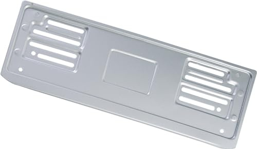 Portatarga Anteriore Auto In Alluminio Silver Per Targa Europea 37x13