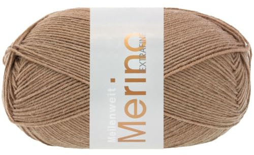 LANA GROSSA Kilbredd 100 merino extrafin | högkvalitativt strumpgarn, tvättbart | garn av 75 % ny ull och 25 % polyamid | 100 g ull för stickning och virkning | 420 m garn