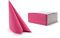 Alvotex CHIC Airlaid 50 Servietten, Stoffähnlich, Hochwertige, Einwegserviette, 40 x 40 cm, Fuchsia