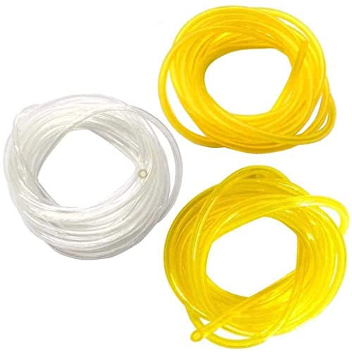 HURI 3 Lot de 1 mètres Tuyau Durite d'essence (3mm x 5mm, 2.5mm x 5mm, 2.5mm x 3mm) pour Souffleur Coupe-bordure Tronçonneuse Debroussailleuse Poulan Craftman Stihl Husqvarna Walbro Zama