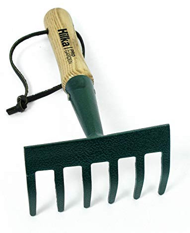 Hilka 92068040 Carbon Steel Hand Rake
