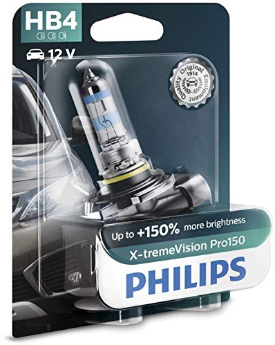 Philips X-tremeVision Pro150 HB4 car headlight bulb +150%, single blister