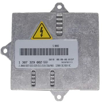 KASturbo Unidad de control de lastre HID de faros de xenón 1307329082 para 3er E46 6er E63 E64 X3 E83 A3 X3 Golf MK5