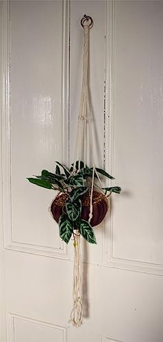 Leaf Pothos Artificiel à Suspendre avec Pot de Fleurs 85 cm