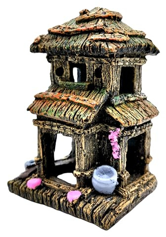 M2cbridge Aquarium Decorations Fish Hideout House Shelter Betta Cave (Style C)